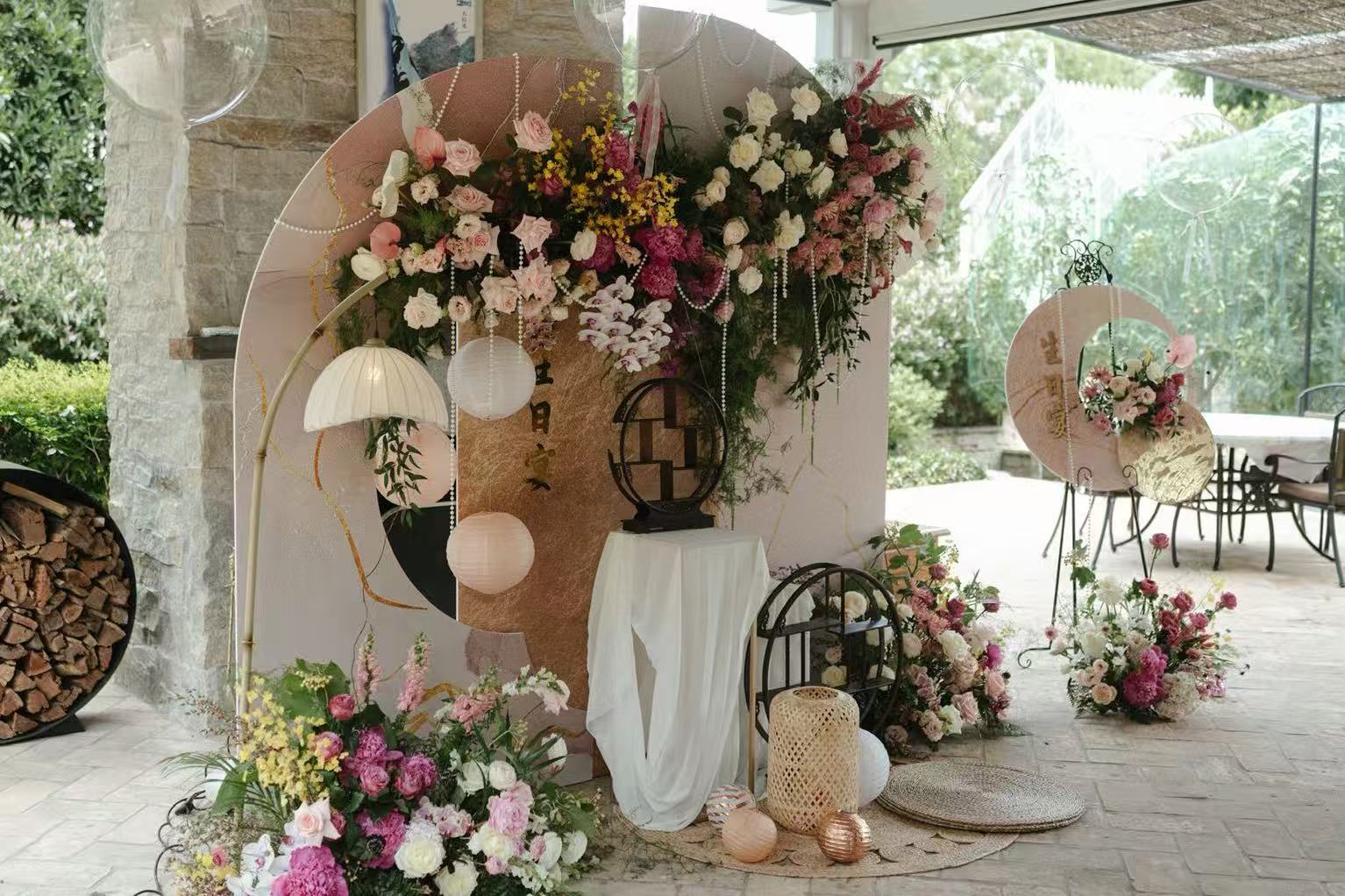 FAB EVENTS floral welcome styling