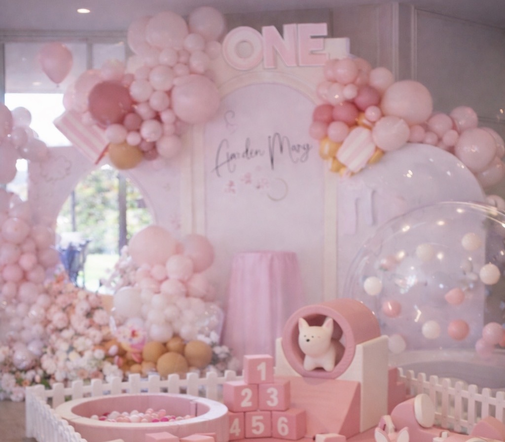 FAB EVENTS pink first birthday styling